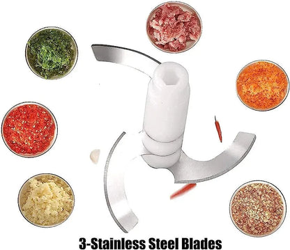 Stainless Steel 2L Hand Push Chopper