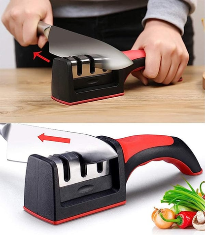 3-in-1 Kitchenly Professional Knife Sharpener