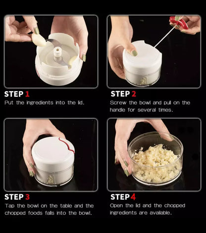Mini Hand Pull Vegetable Chopper