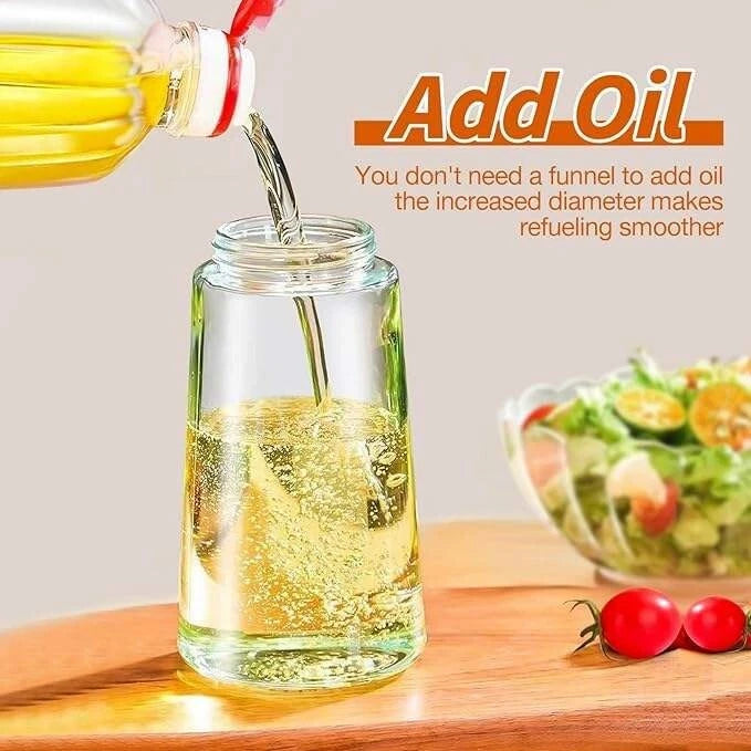 2-in-1 Oil Spray Bottle & Dispenser – 500ml